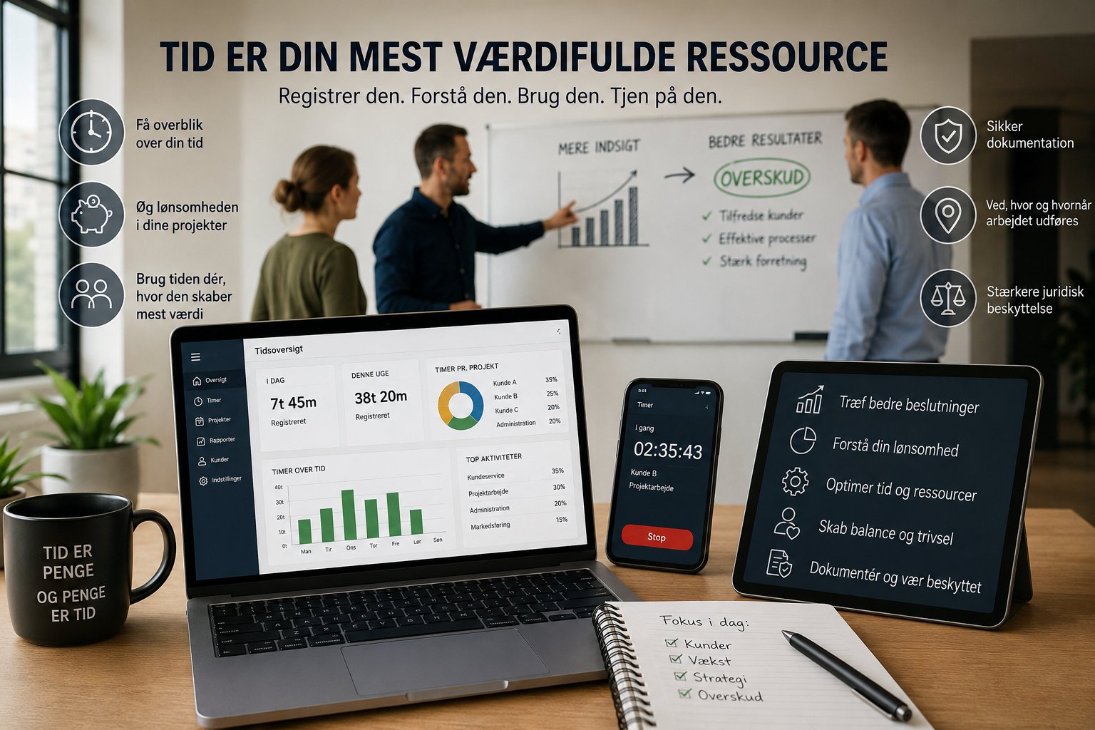 Værdibaseret prisfastsættelse og tidsregistrering